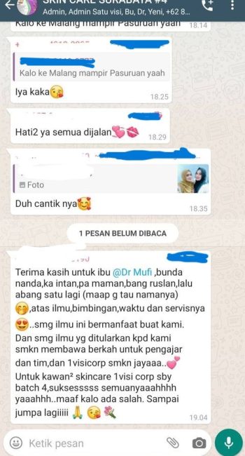 testimoni kursus kecantikan (aesthetic skincare) 10